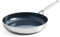 Blue Diamond Triple Steel Sartén de Cerámica Antiadherente de Acero Inoxidable, 20 cm, Sin PFAS, Multicapa, Apta para Inducción, Honor y Lavavajillas, Plata