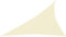 INLIFE Sonnensegel Oxford-Gewebe Dreieckig 4x5x6,4 m Cremeweiß,1.9kg,135239