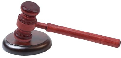 NHPY Juego de jueces de Madera, Martillo de Juez, Martillo de Juez, mazo y Bloque de Juez, mazo de Juez, mazo de Juez