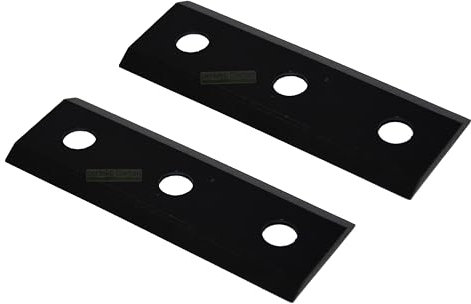 perfektGarten 2 lames de broyeur de 10,5 cm compatibles avec broyeur à bois, lame réversible