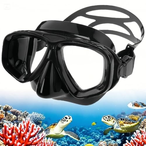 YEESAM Masque de plongée myopie avec dioptries pour porteurs de lunettes, large vision, lentilles en résine, lunettes de plongée, lunettes de plongée pour adultes et enfants, myopie