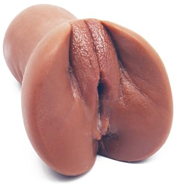 Masturbatore realistico per uomini 630 g - Vagina e ano 3D ultrarealistici con morbida texture in silicone - Giocattolo sessuale per adulti Masturbatore tascabile sensuale per uomini