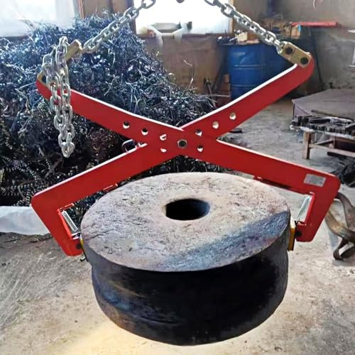ZJXANMZ Speciella verktyg för granitstenslyftning, justerbar saxlyftklämma, plattlyftare, vertikal hängande betongblockplatta, ingen installation krävs (XL (800 kg))