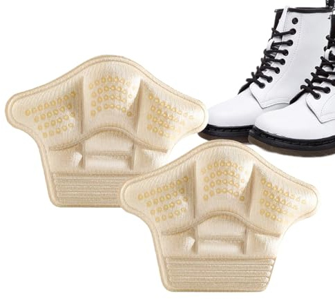 Inserciones para almohadillas en el talón, tejido de espuma, cojines adhesivos 10 x 7,4 cm, comodidad antideslizante | Forro con asas para zapatos, soporte mejorado, protectores de espalda para