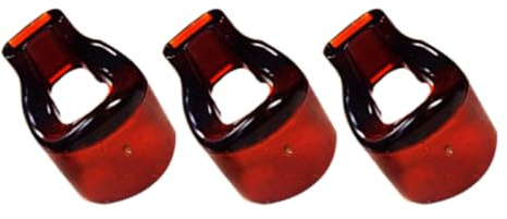 MAGICLULU Boquilla de Flauta de Resina Duradera para Flauta de 23 Mm Juego de 3 Piezas Accesorio Compatible para Principiantes y Músicos