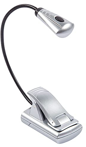LIGHT IT! by Fulcrum, 20010-301 MultiFlex LED Reading Light, Silver, Single Pack