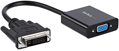 StarTech.com Câble adaptateur actif DVI vers VGA - Convertisseur DVI-D vers HD15 - Mâle / Femelle - 1080p - Noir (DVI2VGAE)