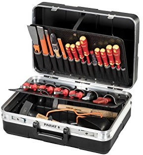 PARAT Elektro Koffer Bestückt 25-teilig Montagekoffer Elektro-Installation