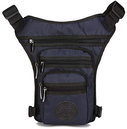 Bolsa de Nailon para Pierna y Muslo para Hombre, táctica Militar, Motocicleta, Ciclista, Multibolsillos, para Hombre, Viaje, Senderismo, Escalada, Ciclismo, riñonera de Cintura al Aire Libre