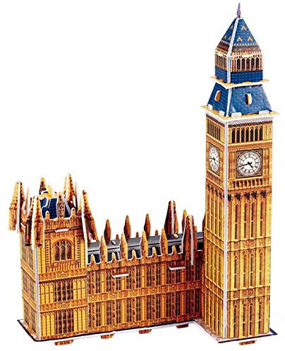 3D London Big Ben Puzzle Famous British Landmark Model 34 Pieces