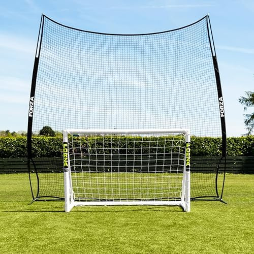 Pop-Up Stop That Ball™ Ball Stop Post System | Portable 10ft High Netting for Football, Rugby & Other Sports | Fast Assembly with Steel Frame (Available in 11ft to 50ft Lengths)