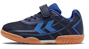 hummel Root Elite II Jr Vc Chaussures de Handball Unisexe pour Enfant, Robe Bleue., 28 EU