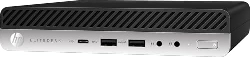 HP EliteDesk 600 G4 Mini PC Desktop | Intel Core i5 | 16 Go RAM DDR4 | SSD 256 Go | Wi-FI | Windows 11 Pro + Office 2021 (Reconditionné)
