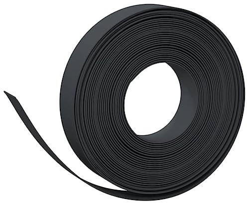 vidaXL Borduras de jardín 2 uds Polietileno Negro 10 m 10 cm