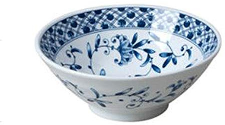 set di piatti e scodelle Ciotola di riso in ceramica da 2 pezzi, Ciotola per spaghetti istantanei, Ciotola per zuppa 19 * 7,5 cm, Insalatiera, Stoviglie per la casa, Ciotola per cereali leggera e res