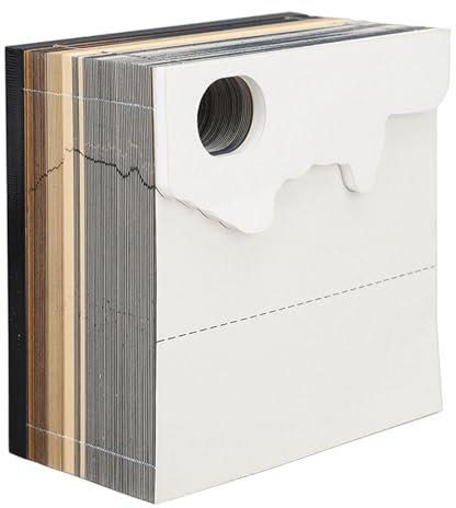 Note Adesive 3D, Creativo Bellissimo Divertente Squisito Calendario da Tavolo 2024 Promemoria Magico Pratico con Portapenne per Sala Lettura