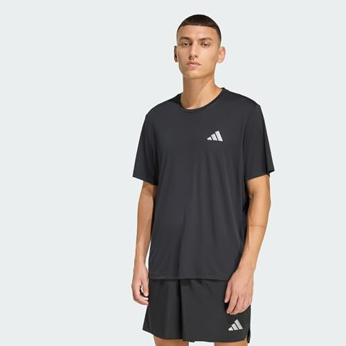 adidas Men's Adi365 Running Essentials Shirt, Black, M