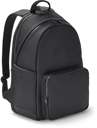 Johnny Urban Backpack Womens & Mens Black - Bradley - Rucksack for Work, School, University - School Bag with 16-inch Laptop Compartment for Girls and Boys - Water-Repellent