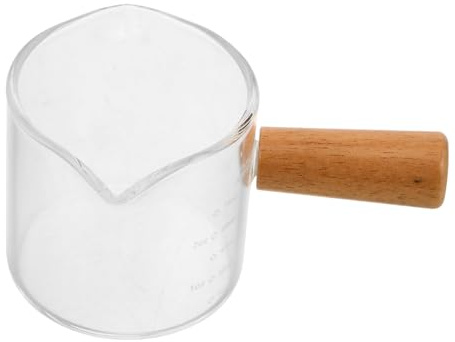 ARTSEWPLY tazzina da espresso tazza per l'ugello da versare tazza del lanciatore latte strumento per pressare l'impasto misurino espresso con Bicchiere