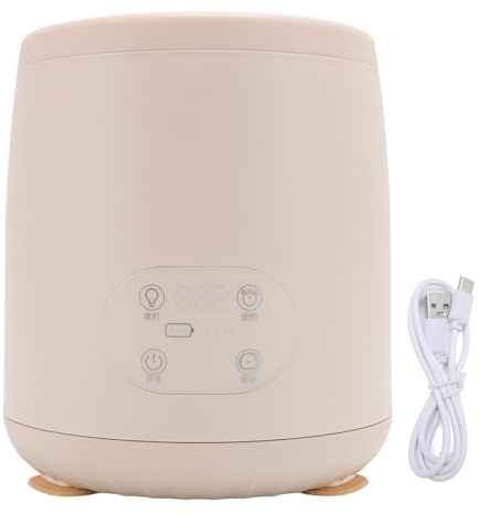 Mélangeur électrique pour préparations pour bébés, shaker automatique pour biberons, faible bruit, 4 modes de mélange, 4 vitesses, batterie rechargeable réglable, lampe de nuit