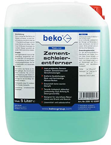 BEKO TecLine 299105000 - Limpiador de cemento (5 L)