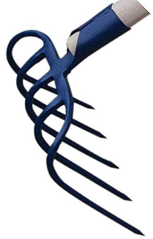 Outils perrin Croc à Fumier à Douille sans Manche, 5 Dents, 21cm Largeur