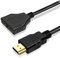 1080P HDMI Cable Splitter Male to Dual HDMI Female 1 to 2 Way Splitter Cable Adapter Converter for DVD Players HDTV LCD Monitor