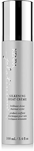 Kenra Platinum Silkening Heat Crème | Brilliant Shine Thermal Styler | Reduces Hot Tool Passes by 50% | Prevents Breakage & Improve Manageability | Heat Protectant | All Hair Types | 3.4 fl. Oz