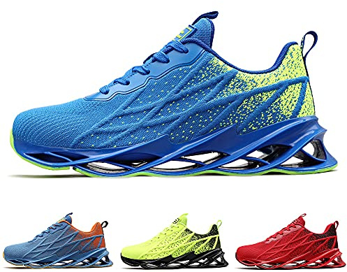 Basket Femme Homme Chaussure Outdoor Running Gym Fitness Sport Sneakers Style Multicolore Respirante Bluegreen 40 EU