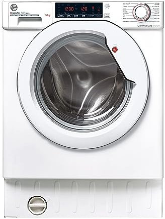 Hoover HBWOS 69TAME-80 Integrated Washing Machine, 9kg Load, 1600RPM, white - A Rated