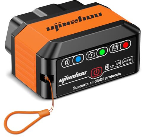 OBD2 Bluetooth 5.2 OBD Diagnosi Auto: Autodiagnosi Auto Professionale Italiano per iOS e Android - Tester per Macchina Computer Scanner Diagnostica per Auto con Scansione Completa OBDII dei Sistemi