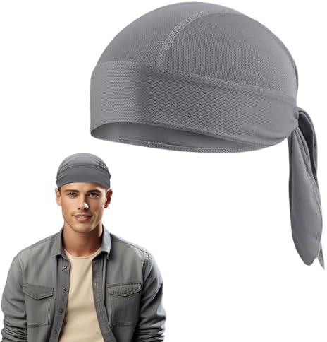 WANTUSHUI Foulard pour homme et garçon, bandana en coton, protection solaire, pour le sport, pour l'été, chimio, pour homme, Durag Durag, bandana pour enfant, casque de pirate