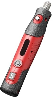 Electric Angle Grinder, 4.2V Engraver Electric Drill Mini Grinder Engraving Pen Drilling Machine Cordless Rechargeable Micro Rotary Tool Kit(A)