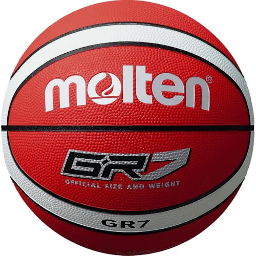 Molten Basketball, rot/weiß, 7, BGR7-RW