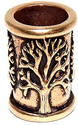 Bronze Tree of Life Beard Bead - 6mm