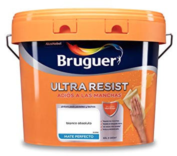 Bruguer ULTRA RESIST Pintura para paredes ultra lavable Blanco Absoluto 10 L