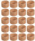 EXCEART 20 Stück Bastelrollen Kraftpapier Pappröhrchen DIY Bastelpapierrollen