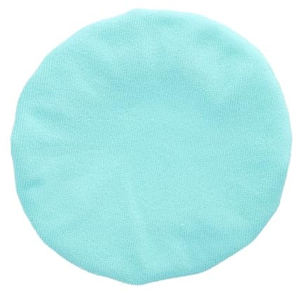 cartrend Polierhauben-Set Mikrofaser für 240 mm Polierteller, Mikrofaser Pads aus Recyclingmaterial zum Auspolieren, blau, 2 Stück