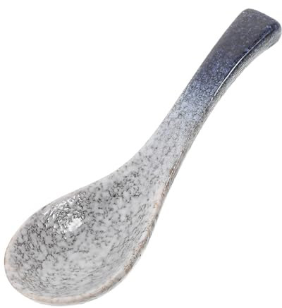 Cabilock Cuchara De Cerámica Cuchara De Sopa Asiática Multifuncional De Arroz da De Porcelana De Sopa Pequeña da De Con da Para Servir