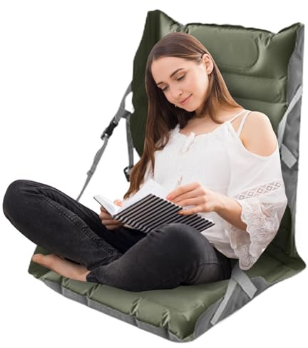 Cojín Inflable para Asiento de Viaje Almohadilla Plegable para Silla con