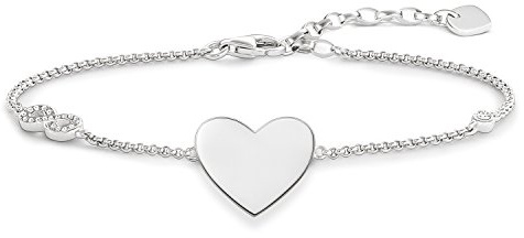 THOMAS SABO Armband Herz mit Infinity 925 Sterlingsilber