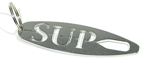DisagrEE Schlüsselanhänger SUP Stand Up Paddling - hochwertiger Edelstahl