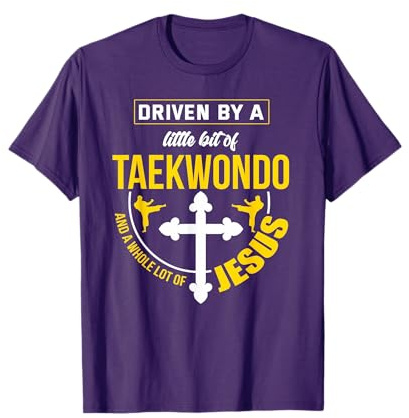 Taekwondo Jesus Shirt Martial Arts Christian Taekwondo T-Shirt