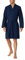 Schiesser Herren Waffelpique 100 Cm Länge - Bio Baumwolle Bademantel, Dunkelblau_178401, L EU