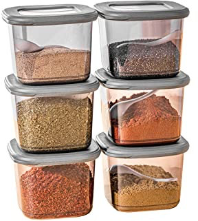 Viwares Vorratsdosen mit Deckel Luftdicht, 6er Vorratsbehälter Set BPA-Frei, Vorratsdose zur Müsli Mehl Aufbewahrung Küche, Praktische Organizer Küche, Frischhaltedosen für Lebensmittelaufbewahrung