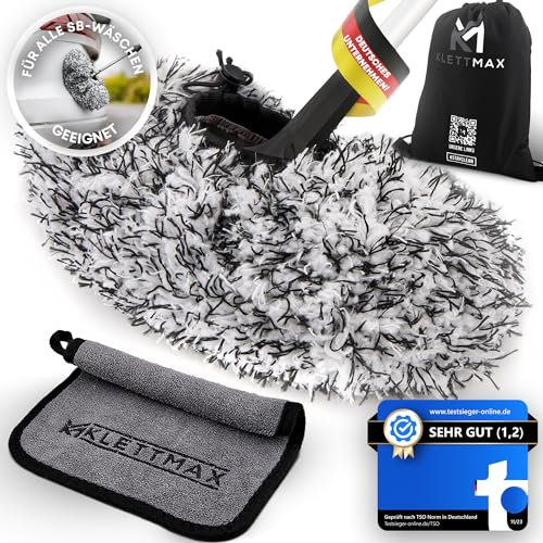 KLETTMAX® Brush Cover Deluxe: Der ultimative Schutz mit dem Waschbürstenüberzug Brush Cover für deine Autobürste!