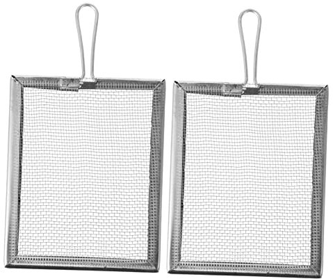 SEWACC Setaccio per in Ceramica Setaccio A Forma Quadrata Setaccio in Acciaio Inossidabile Compatto E Portatile