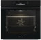 Hisense BI64213E1PB - Horno Multifunción, electrico empotrable, 77L, Auto-limpieza pirolítica, Modo cocción vapor, Guía telescópica pirolizable, cocción Air fry, Pizza, Calentamiento rápido, Negro