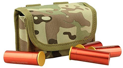 ANSNOW Bolsa Táctica Molle para Recarga de 10 Cartuchos de Perdigones para Cargadores de Munición de Calibre 12/20G, Porta Cartuchos, Bolsa Táctica…