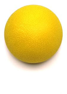 Massage Lacrosse Ball für Myofasziale Entspannung Schulter und Nacken Akupressur Yoga Faszienball TPE Material Muskel Entspannung Massage Hockeyball (Gelb)